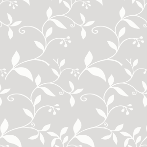 Papel pintado floral elegante gris 60cm por 250cm