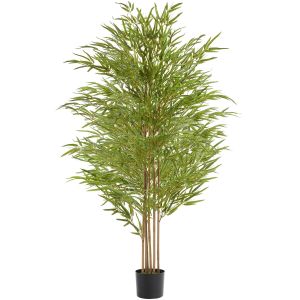 Árbol de bambú artificial, textura realista y gran volumen, 180 cm