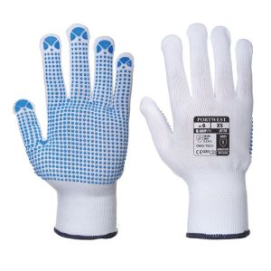 Guantes de punto portwest picots PVC a110 - azul