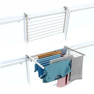 Tendedero doble dirección, 102 cm, foxydry duo, blanco