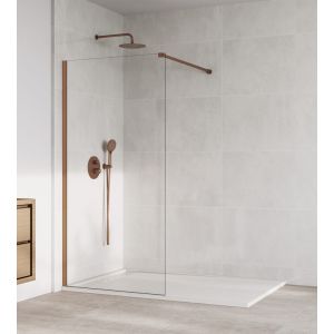 Panel fijo de ducha screen cobre transparente 96,5-98cm