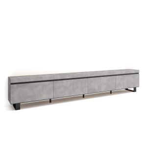 Mueble tv, 320x35x57cm, cemento, rf3627