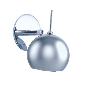 LEDs c4 aplique de pared para dormitorio orientable para bombilla E27. Alu