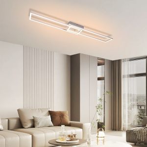 Nettlife plafon  de techo LED plateado   102.5x18.5