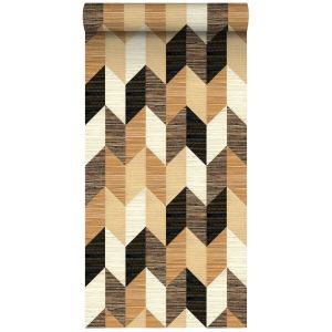 Estahome papel pintado xxl zigzag con efecto de hierba 50 x 900 cm 158919