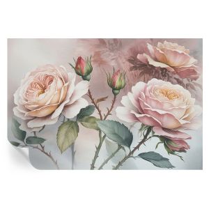 Murales autoadhesivos rosas pastel 104x152 tulup
