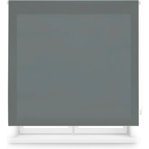 Estor enrollable translúcido a medida 80x175  gris pastel