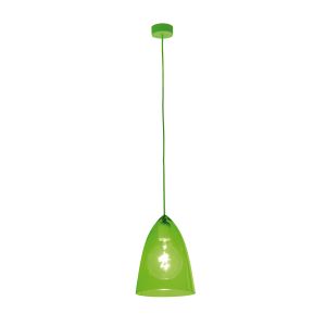 CoLGante 1xE27 vidrio verde