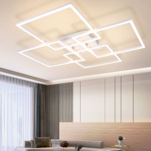 Nettlife plafón LED 4 blanco moderno 32w 3000k