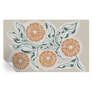 Papel pintado autoadhesivo patrones de frutas 416x254 tulup