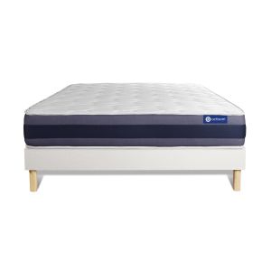 Pack colchón actiflex morpho 140x190cm + somier multiláminas, muelles ensac