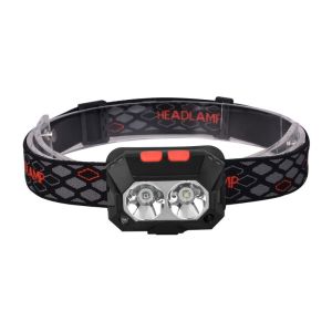 Linterna LED USB 6 modos 1000 lm IPX4 8h pesca camping recargable