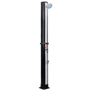 vidaXL ducha solar de jardín con alcachofa y grifo 40 l