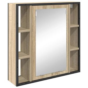 Armario rectangular con espejo para baño que ahorra espacio