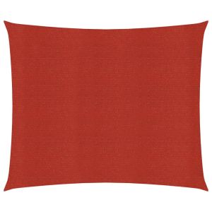 Vela de sombra 160 g/m² roja 4 x 4