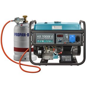 Generador híbrido gasolina y gas Könner & Söhnen KS 7000E G 5500W