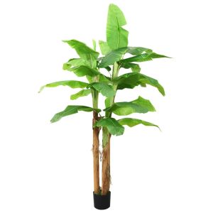 Árbol bananero artificial con macetero 300 cm verde eerf3883