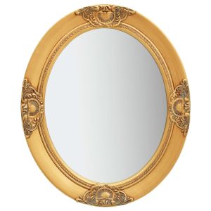 vidaXL espejo de pared estilo barroco dorado 50x60 cm
