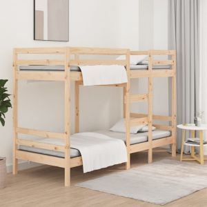 Litera - 90x200 cm de madera maciza de pino