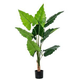 Planta artificial alocasia 150 cm 9 hojas