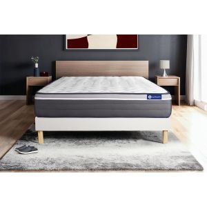 Pack colchón actilatex plus 120x220cm + somier multiláminas, látex y espuma