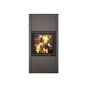 Estufa-chimenea de leña - vatra xl negro 50x50 eco