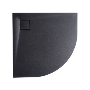Plato de ducha paron 80 x 80 x 3 cm negro
