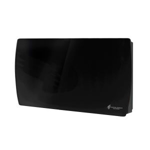 Radiador eléctrico mural de vidrio sorimo nf 2000 w negro sannover