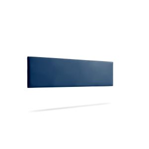 Cabecero tapizado nova polipiel 100x50x5 cm - azul oscuro - moonia