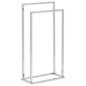 Toallero recreo metal plateado