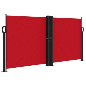 vidaXL toldo lateral retráctil rojo 120x600 cm