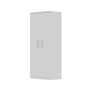 Mueble para zapatos xl tom – 2 puertas – blanco brillante