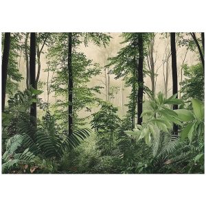 Papel pintado naturaleza bosque 250x175 fotomurales dormitorio tnt