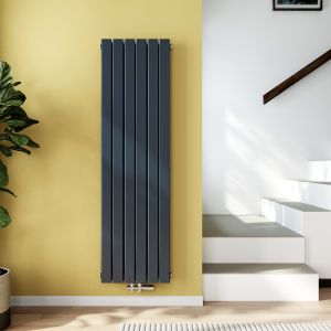 Emke radiador agua caliente acero plano doble capa antracita 160x46 cm