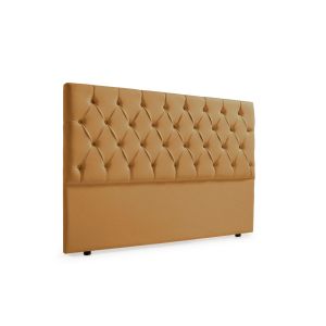 Cabecero tapizado capri polipiel 220x120x12 cm - moonia