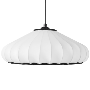 Lámpara colgante zulia material sintético blanco