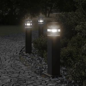 Lámparas de pie para exteriores 3 unidades 50 cm