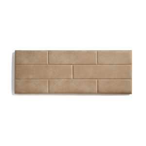 Cabecero de cama 160 muro ladrillos   162x57x5cm camel claro