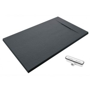 Plato de ducha 90x150 nilo grafito ral 7016