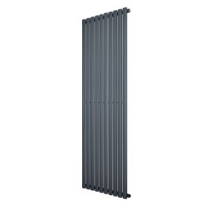 Radiador de columna simple ovalado – 1800 mm x 600 mm – gris antracita