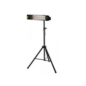 Trípode para radiador eléctrico - 1,1-1,8 m - negro