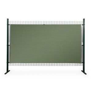 Rollo de ratán trenzado (verde) 90x300 cm