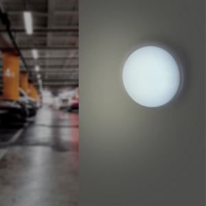 Aplique LED redondo blanco 20w ip65 (pack de 10) - blanco frío 60