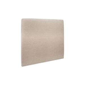 Cabecero tapizado 140 cm - tela natté marrón beige - beige marrón
