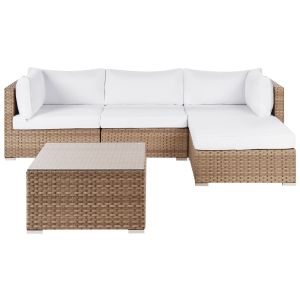 Conjunto de jardín natural sano