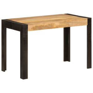 Mesa de comedor madera maciza de mango 120x60x76 cm oif156493