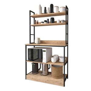 Estanteria para cocina de metal 5 niveles 161x101x36 safir