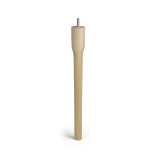 Pata para mueble rei 935 | 46x46x400 mm | haya lacado transparente