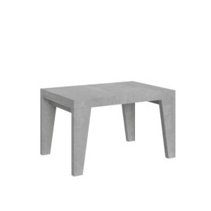 Mesa comedor extensible - gris cemento - 120-224 cm