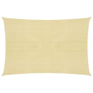 Vela de sombra 160 g/m² beige 4 x 7